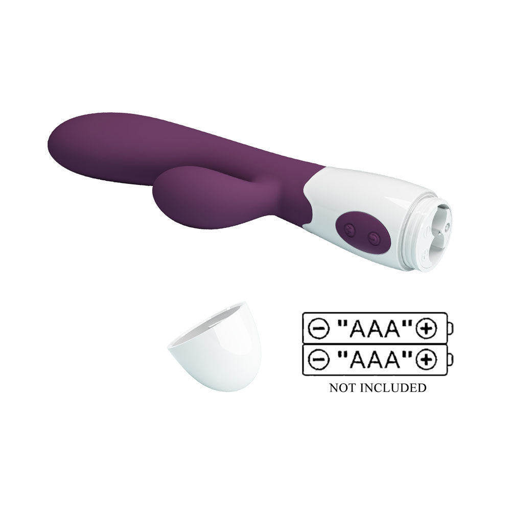 Party Up BEN Classic Vibe - Purple - Purple 20 cm Rabbit Vibrator-BI-014263-A2-PU