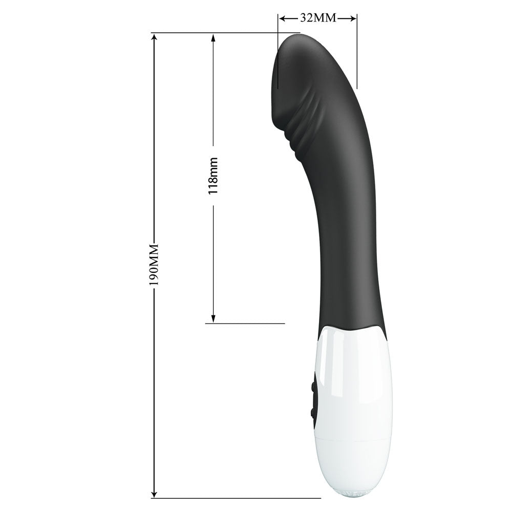 Party Up BILL Classic Vibe - Black - Black 19 cm Vibrator-BI-014812-A3-PU