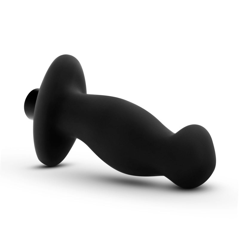 Anal Adventures Platinum Vibrating Prostate Massager 02 - Black 10.8 cm USB Rechargeable Prostate Massager-BL-11625