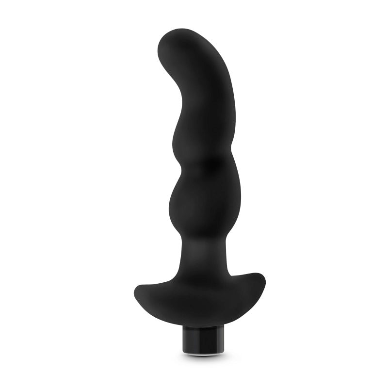 Anal Adventures Platinum Vibrating Prostate Massager 03 - Black USB Rechargeable 15.2 cm Prostate Massager-BL-11635