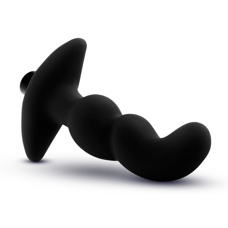 Anal Adventures Platinum Vibrating Prostate Massager 03 - Black USB Rechargeable 15.2 cm Prostate Massager-BL-11635