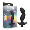 Anal Adventures Platinum Vibrating Prostate Massager 04 - Black 16.5 cm USB Rechargeable Prostate Massager-BL-11645