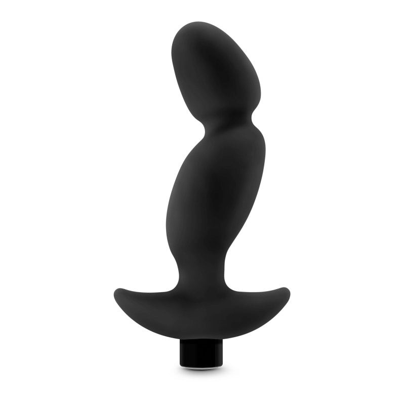 Anal Adventures Platinum Vibrating Prostate Massager 04 - Black 16.5 cm USB Rechargeable Prostate Massager-BL-11645