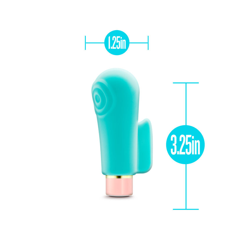 Aria Sensual AF - Teal USB Rechargeable Stimulator-BL-12422