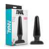 Anal Adventures Basic Anal Plug - Large - Black 16.5 cm Butt Plug-BL-18915