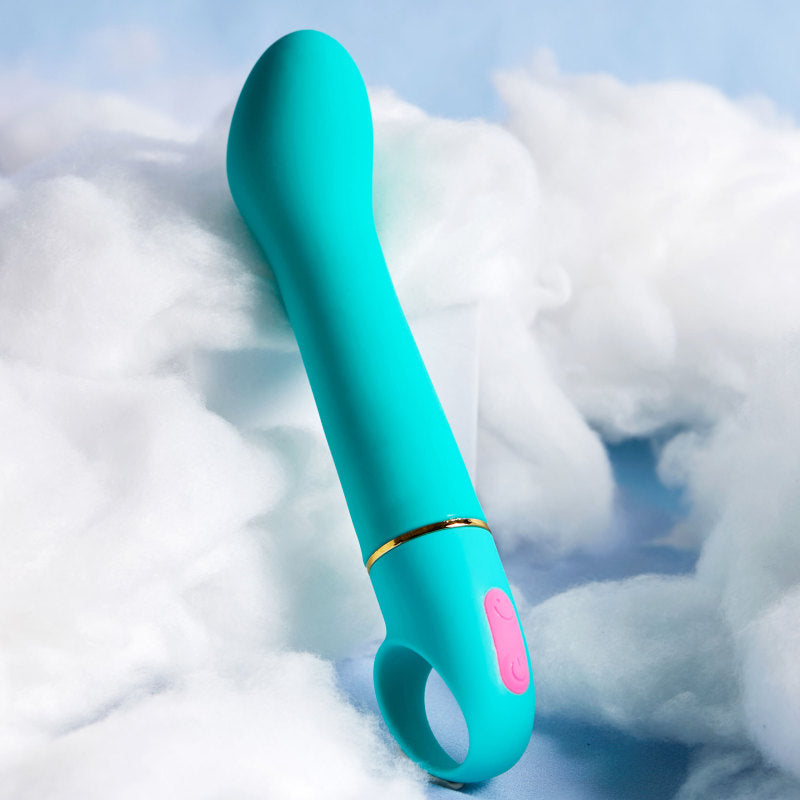 Aria Flirty AF - Teal 16.5 cm Vibrator-BL-21922