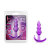 B Yours Triple Bead Anal Plug - Purple 9.5 cm Butt Plug-BL-24411