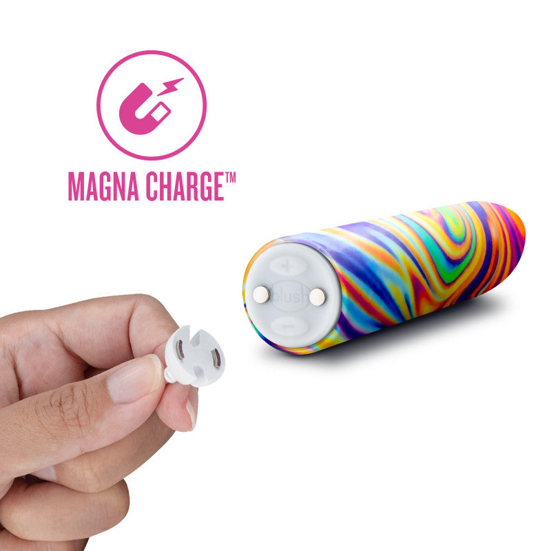 Limited Addiction Psyche - Power Vibe - Rainbow 10.2 cm USB Rechargeable Bulet-BL-27511