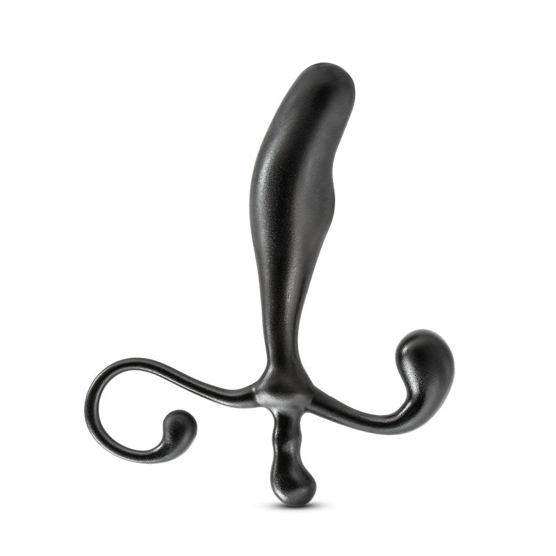 Anal Adventures Prostate Stimulator - Black 12.7 cm Prostate Massager-BL-40085