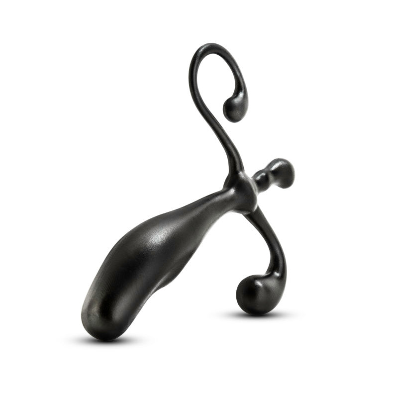 Anal Adventures Prostate Stimulator - Black 12.7 cm Prostate Massager-BL-40085