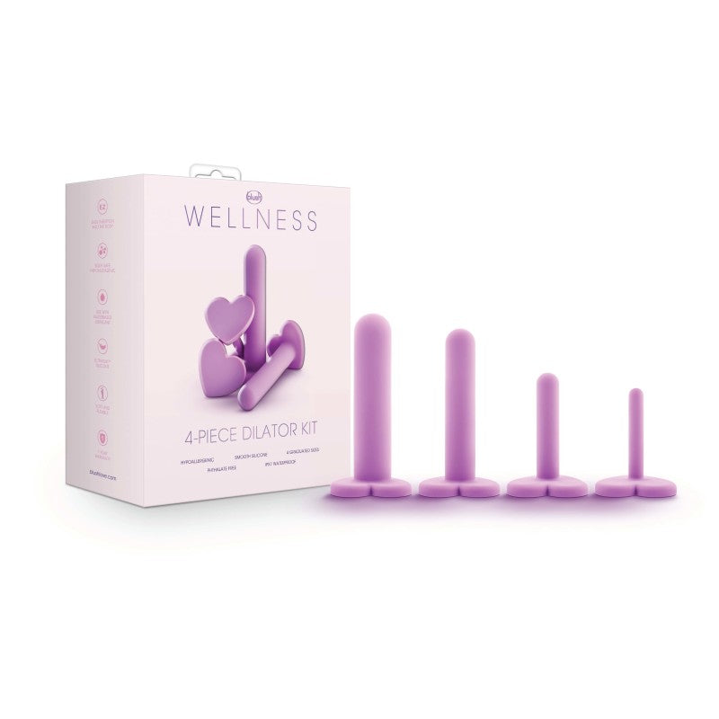 Wellness - Dilator Kit - Purple Vaginal Dilators - Set of 4 Sizes-BL-444111