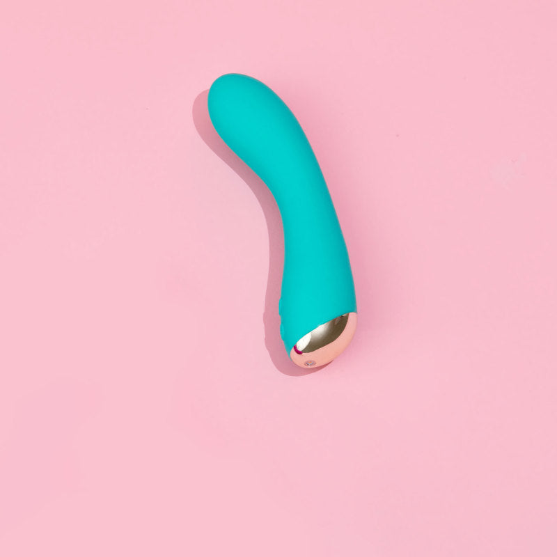 Aria Luscious AF - Teal 17.8 cm USB Rechargeable Vibrator-BL-45822