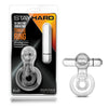 Stay Hard 10-Function Vibrating Tongue Ring - Clear Vibrating Cock & Ball Ring-BL-66912