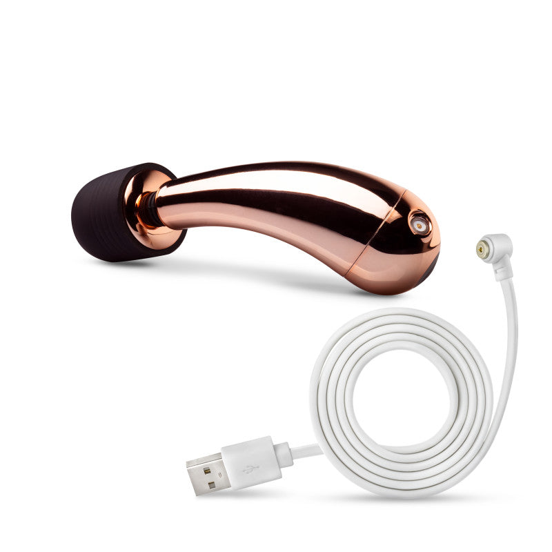 Lush Callie - Rose Gold USB Rechargeable Mini Massager Wand-BL-76333