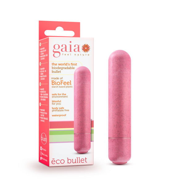 Gaia Eco Bullet - Coral Pink 8.9 cm (3.5) Bullet-BL-82900