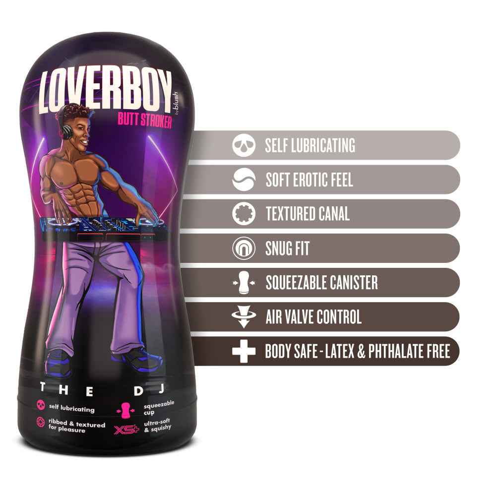 Loverboy The DJ - Brown Male Ass Stroker-BL-84066