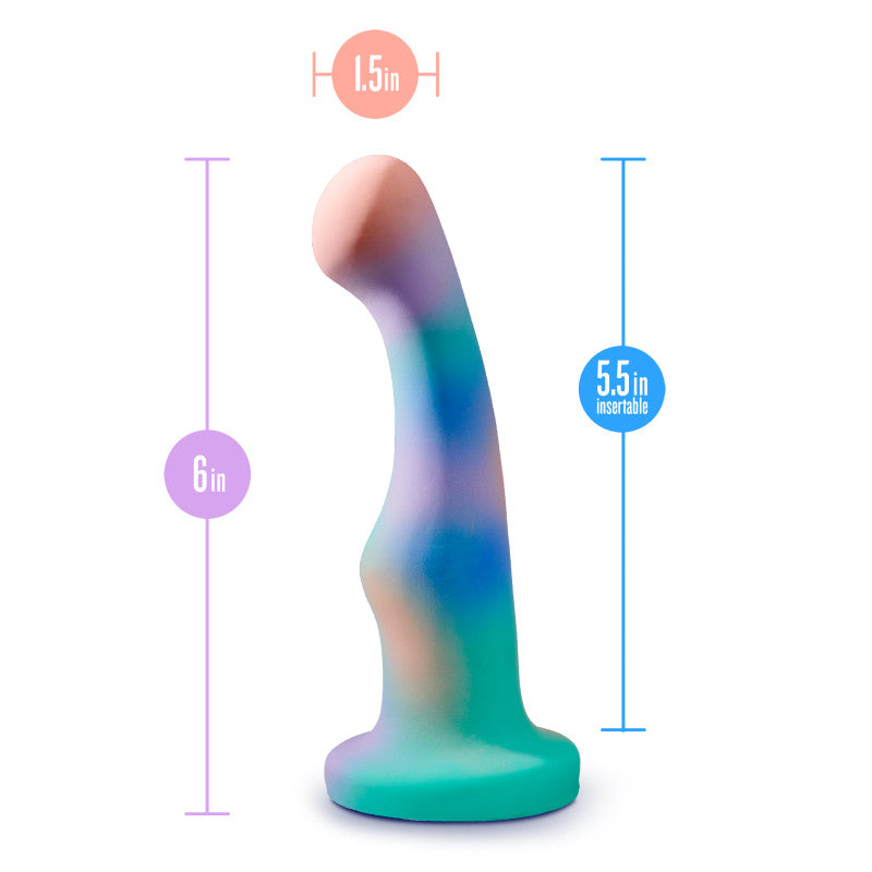 Avant Opal Dreams - Aqua - Coloured 15.2 cm Dildo-BL-88370