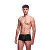 Envy Mesh Short Boxer - Black LXL - Black - L/XL Size-BLE083-BLKLXL