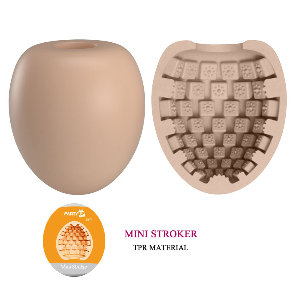 Party Up SAM Mini Stroker - Flesh Mini Stroker-BM-00900T90-1-PU