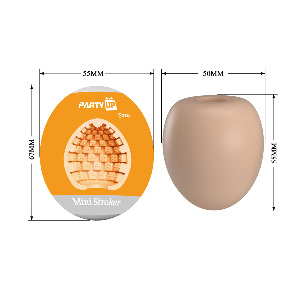 Party Up SAM Mini Stroker - Flesh Mini Stroker-BM-00900T90-1-PU