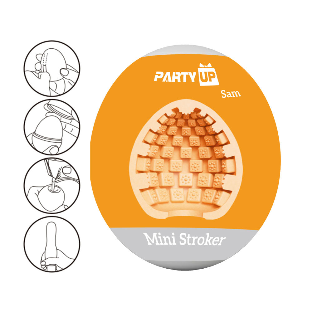 Party Up SAM Mini Stroker - Flesh Mini Stroker-BM-00900T90-1-PU