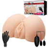 CRAZY BULL JUDY Vibrating Doggy Torso - Flesh Vibrating Doggy-Style Masturbator - BM-009095Z-1