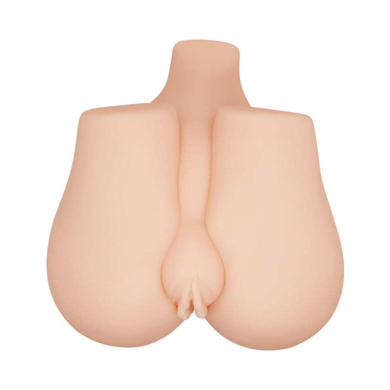 CRAZY BULL Vibrating Missionary Torso - Flesh Vibrating Missionary Torso Masturbator - BM-009113Z-1