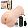 CRAZY BULL NADYA Vibrating Vagina Stroker - Flesh Vibrating Vagina Stroker - BM-009227Z