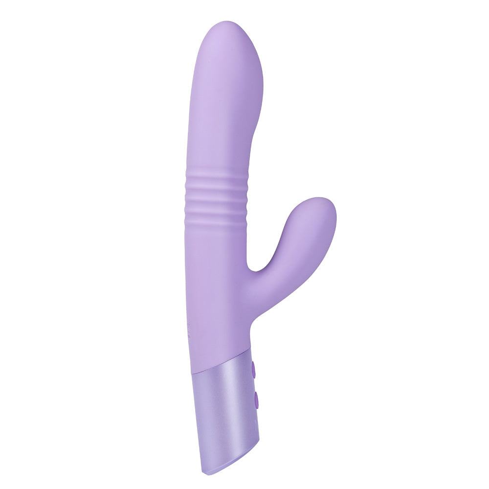 Maia AYLA - Lavender 24.4 cm USB Rechargeable Thrusting Rabbit Vibrator-BO-23-004