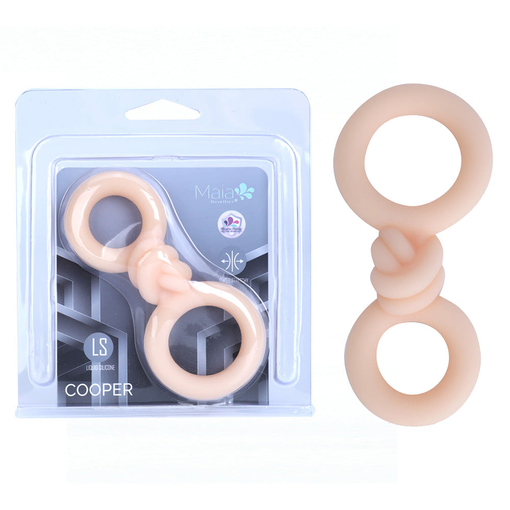 Maia COOPER - Vanilla - Flesh Cock & Balls Rings - BO-26-03-VAN