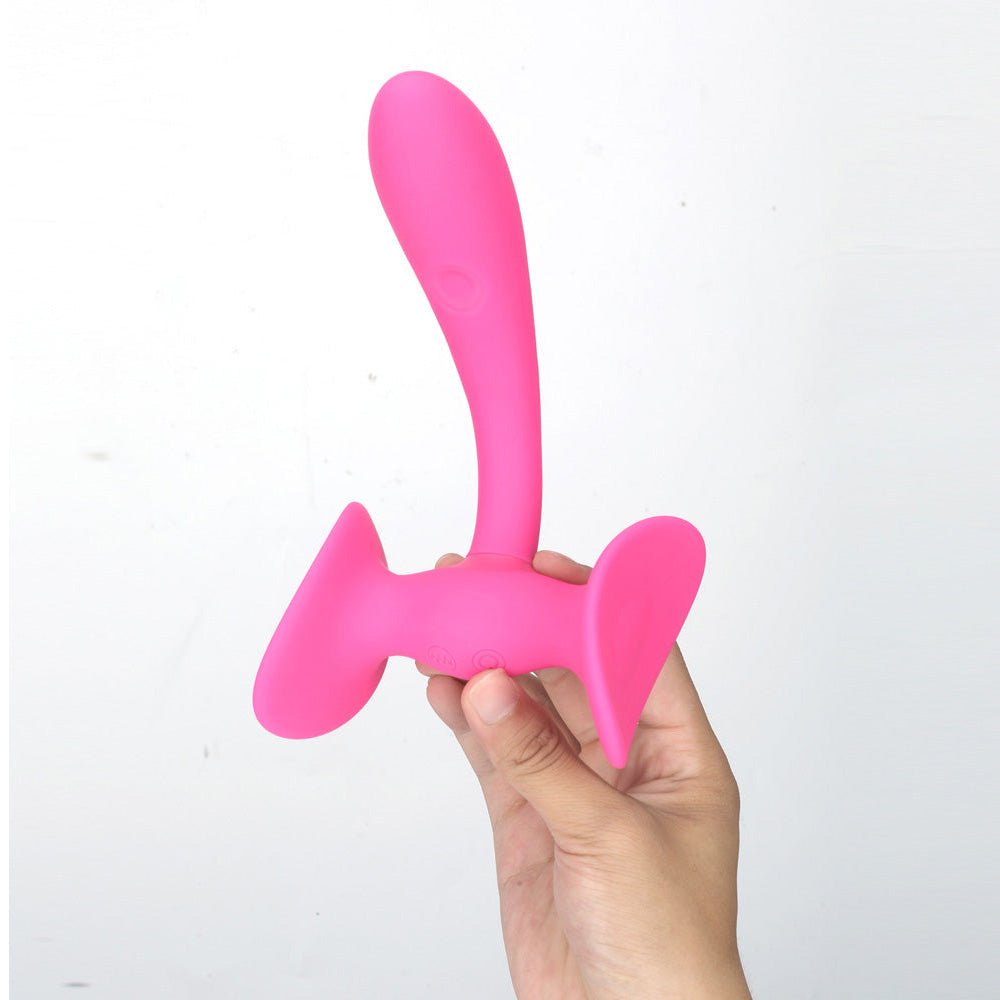 Maia PAISLEE - Pink 16.5 cm USB Rechargeable Thigh Hold Vibrator with Wireless Remote - BO-26-14