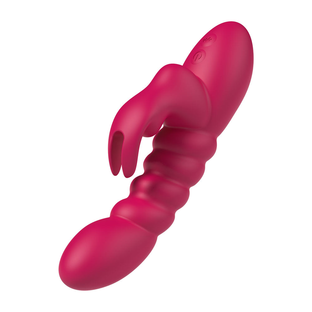 Party Up BRYNLYN - Pink - Pink 18.2 cm USB Rechargeable Rabbit Vibrator-BP-W00001