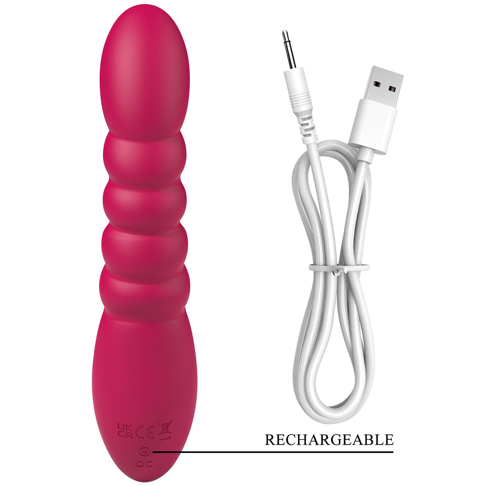 Party Up BRYNLYN - Pink - Pink 18.2 cm USB Rechargeable Rabbit Vibrator-BP-W00001