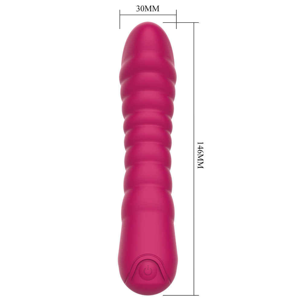 Party Up JAYLEI - Pink - Pink 14.6 cm USB Rechargeable Vibrator-BP-W00005