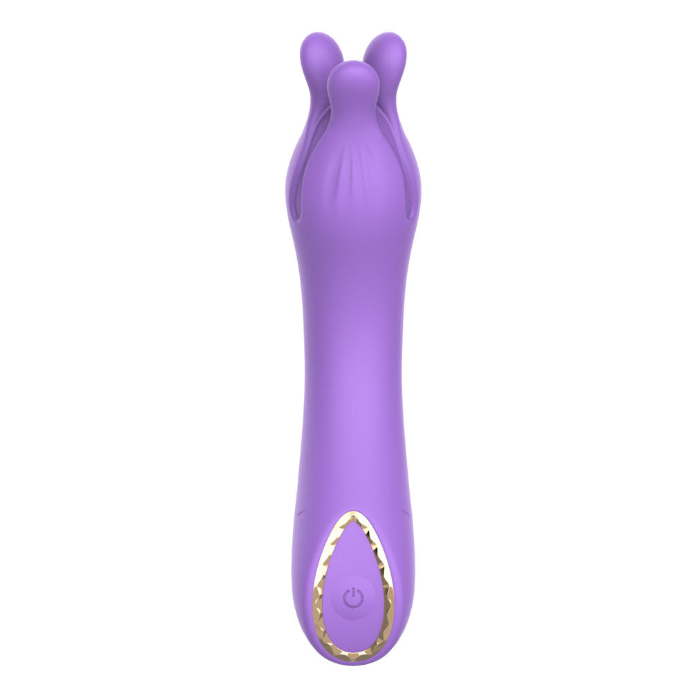 Party Up KELLY - Purple - Purple 13.7 cm USB Rechargeable Vibrator-BP-W00008