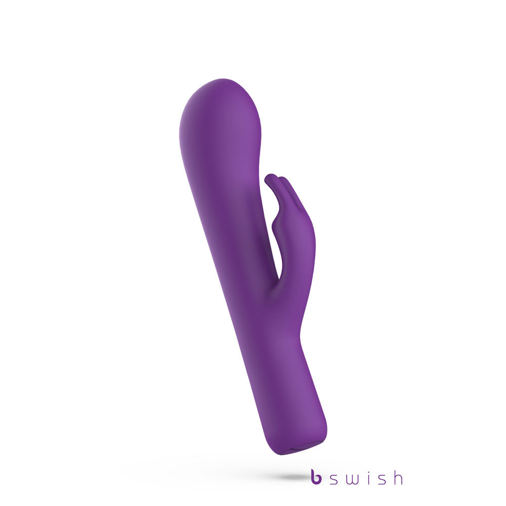 Bwild Bunny Infinite Deluxe - Purple - Purple 19.3 cm USB Rechargeable Rabbit Vibrator-BSBBI0518