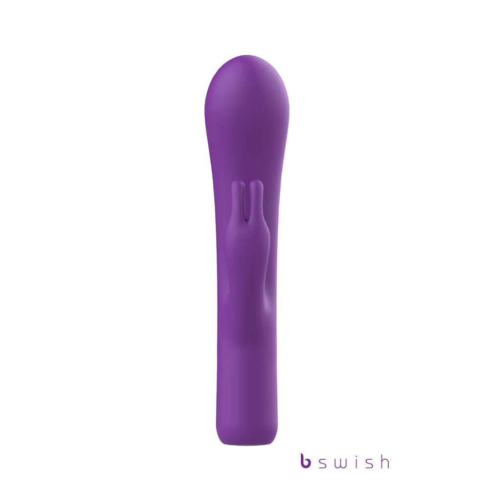 Bwild Bunny Infinite Deluxe - Purple - Purple 19.3 cm USB Rechargeable Rabbit Vibrator-BSBBI0518