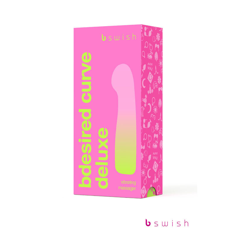 Bdesired Deluxe Curve - Rose - Rose 15.2 cm Vibrator-BSBDR0606