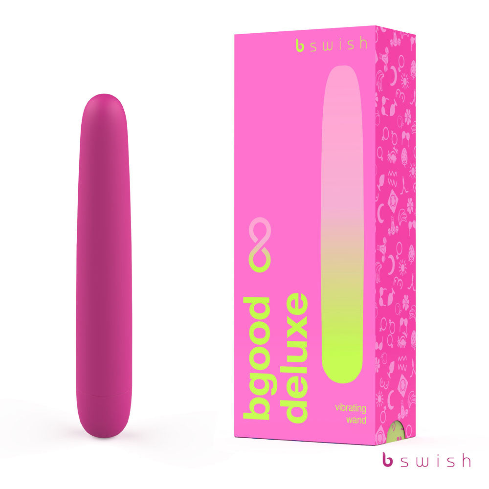 Bgood Infinite Deluxe - Rose - Rose 18 cm USB Rechargeable Vibrator-BSBGI0419