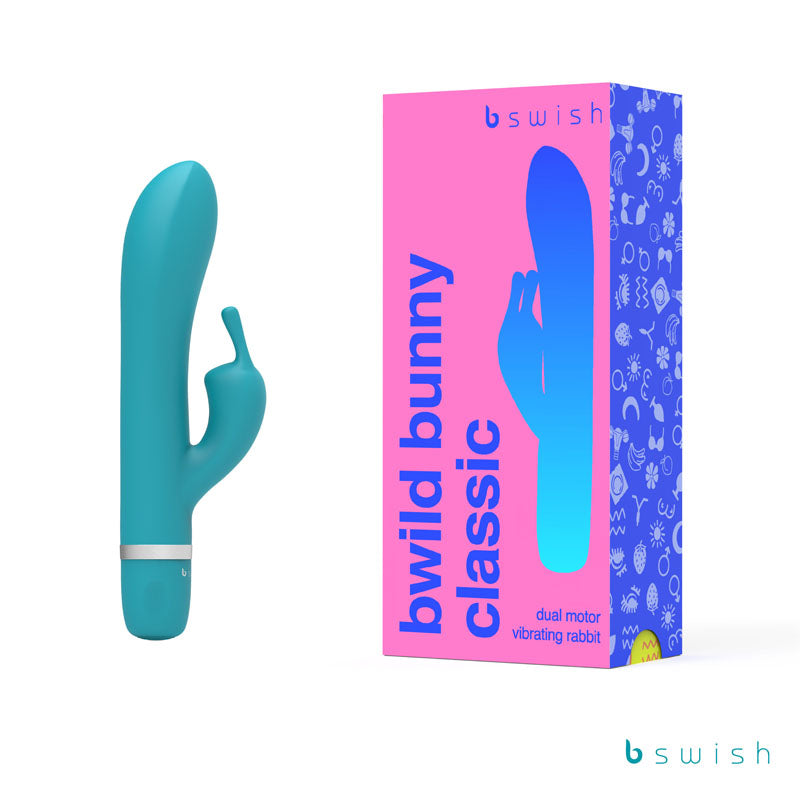 Bwild Classic Bunny - Jade - Jade 15.2 cm (6) Rabbit Vibrator-BSCWB1450