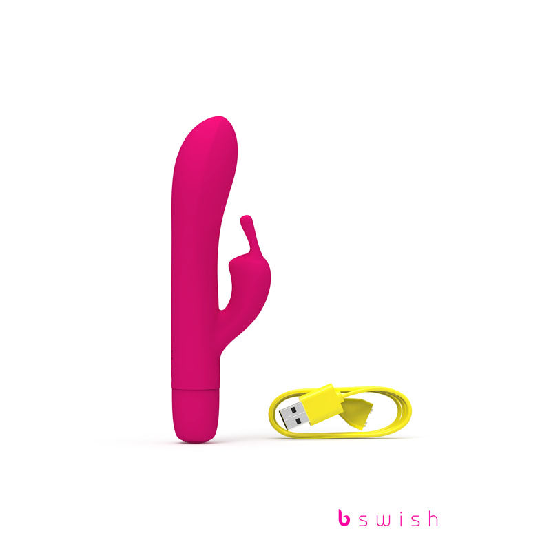 Bwild Classic Bunny Infinite - Sunset Pink - Sunset Pink 15.2 cm USB Rechargeable Rabbit Vibrator-BSCWI0327