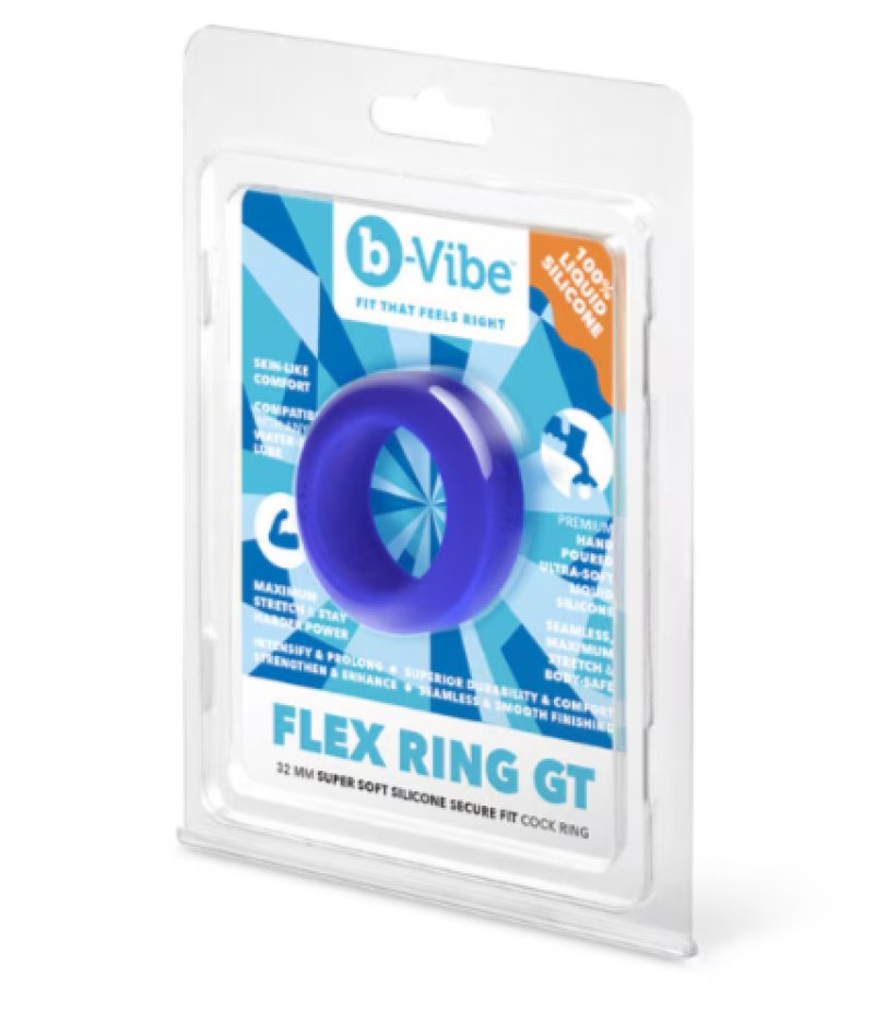 b-Vibe Flex Ring GT - 32mm Silicone Cock Ring-BV-140