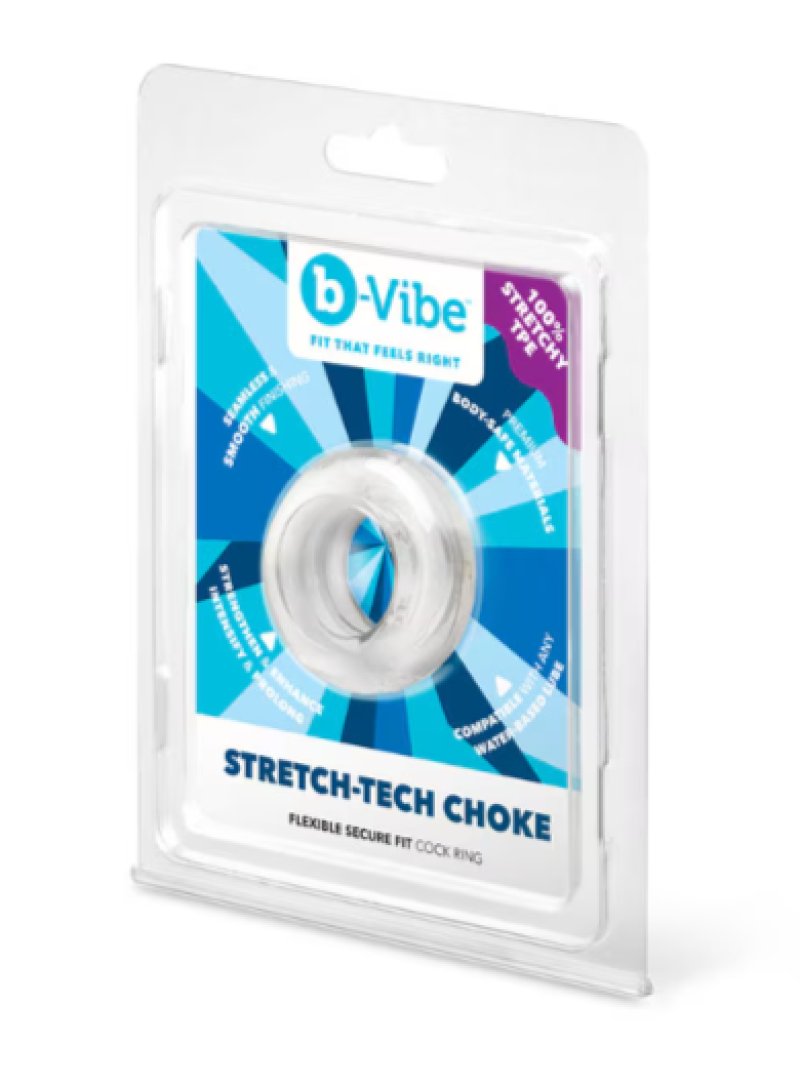 b-Vibe Stretch-Tech Choke - Ultra Stretchy Cock Ring-BV-152