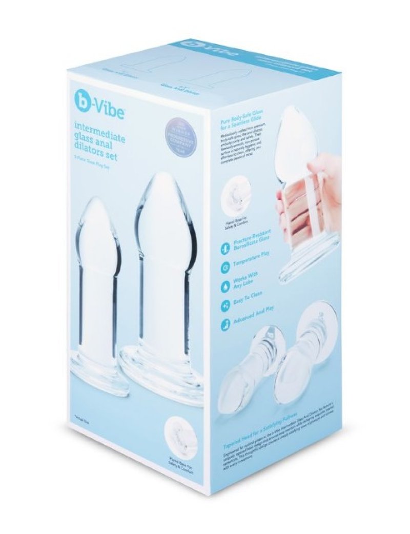 b-Vibe Intermediate Glass Dilator Set-BV-WEB-054