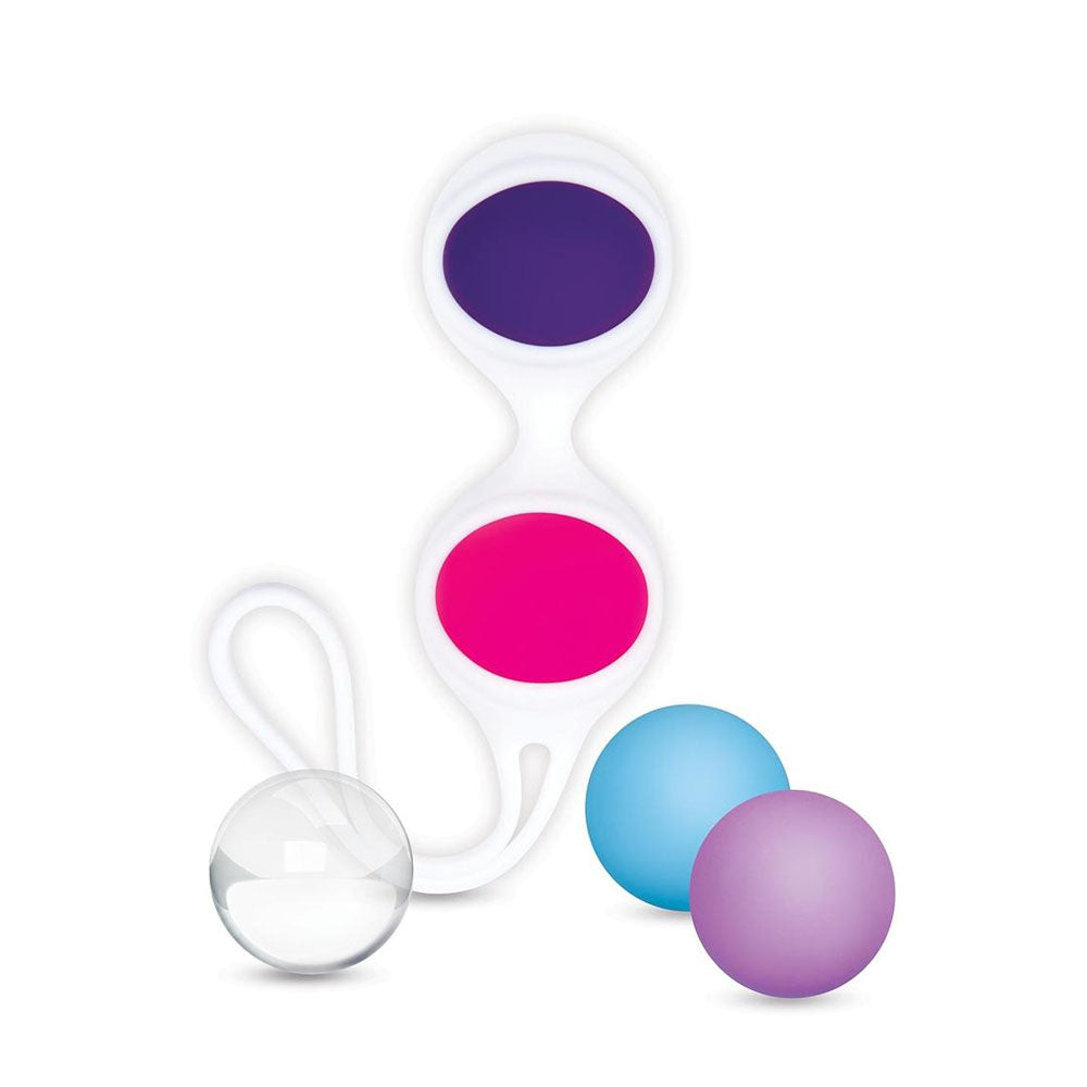 Bodywand Squeeze Mix & Match Kegel Set - Coloured Weighted Kegel Balls Set-BW2001