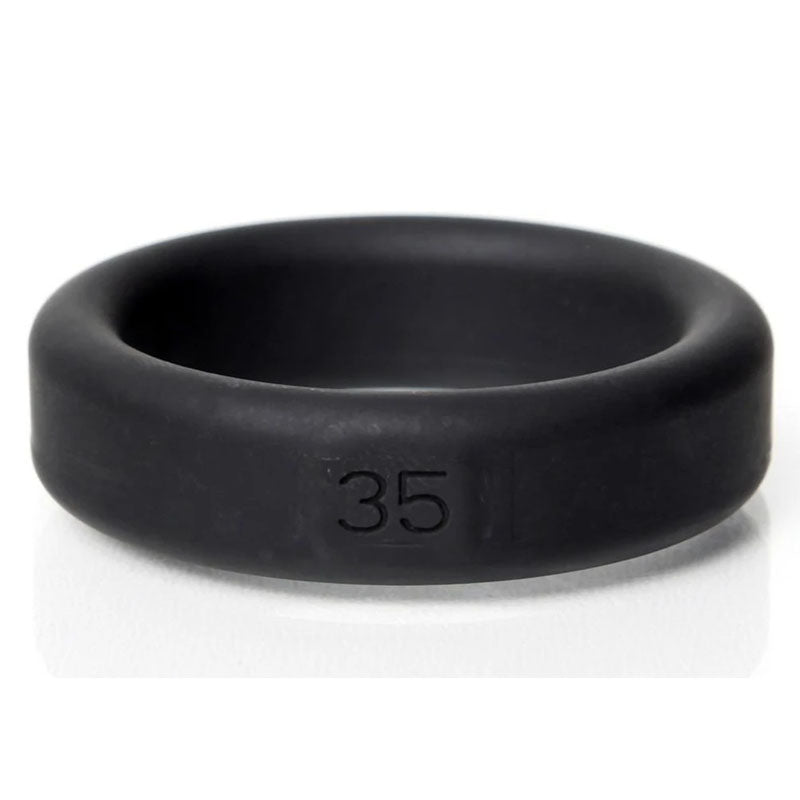 Boneyard Silicone Ring 35mm - Black 35 mm Cock Ring-BY0135