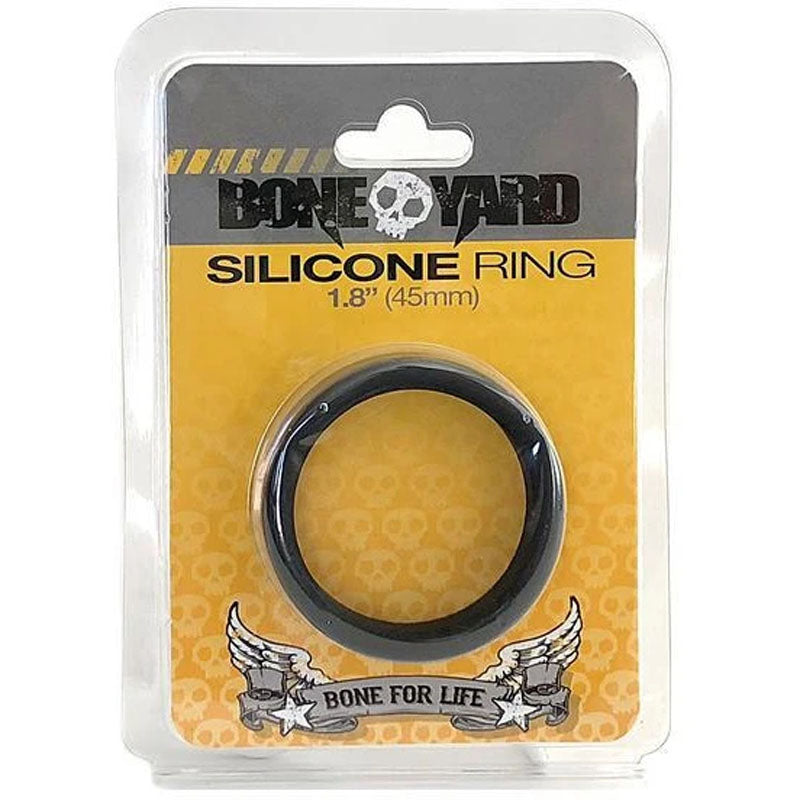 Boneyard Silicone Ring 45mm - Black 45 mm Cock Ring-BY0145