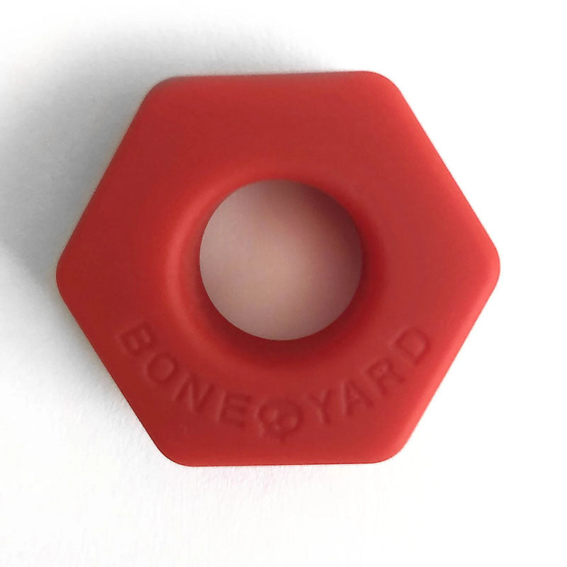 Boneyard Bust a Nut Cock Ring Red - Red Cock Ring-BY0352