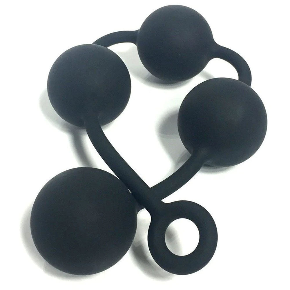 Boneyard Ass Ballz XL - Black 52 cm XL Anal Balls-BY0436