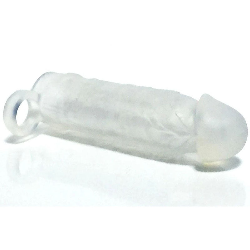 Boneyard Meaty Cock Extender - Clear - Clear Penis Extender Sleeve-BY1062